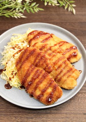 簡単！揚げない☆鶏むねチキンカツ-レシピのメイン写真