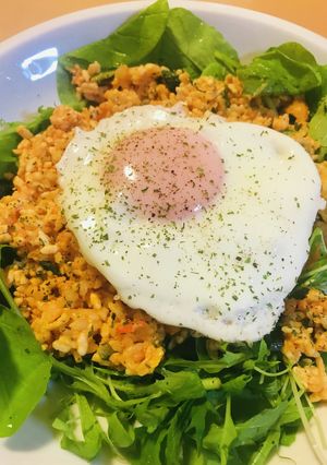 冷凍炒飯活用●冷凍炒飯のプレート風-レシピのメイン写真