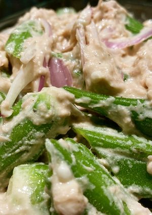 Creamy Tuna Okra-レシピのメイン写真