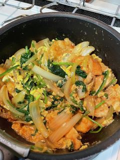 鶏胸肉とほうれん草の卵とじ-レシピのメイン写真