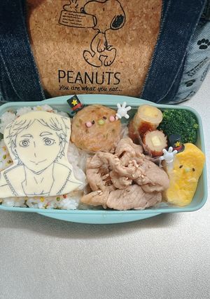 毎日高校男子弁当 ハイキュー キャラ弁-レシピのメイン写真