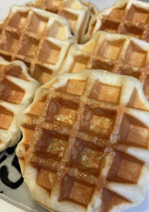 ザラメワッフル増量版-レシピのメイン写真