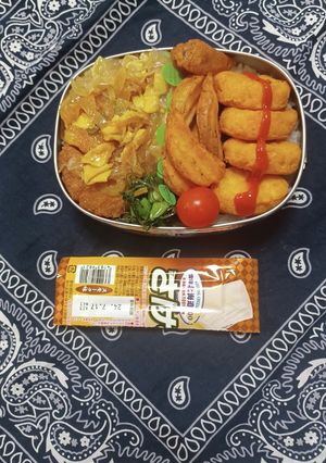 かつ煮弁当-レシピのメイン写真