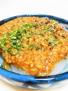 とろとろ新玉の鶏味噌そぼろあんかけ-レシピのメイン写真