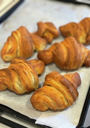 低糖質クロワッサン風、時短（1時間以内）-レシピのメイン写真