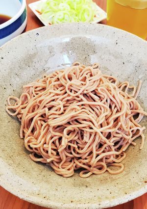 乾麺そばのゆで方(水浸けそば)-レシピのメイン写真
