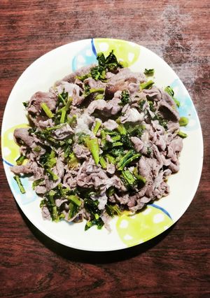 豚こまと蕪菜と椎茸の甘辛煮-レシピのメイン写真