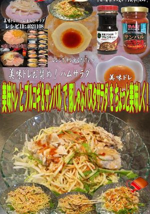 美味ドレとプルコギサンバル豚しゃぶサラダ-レシピのメイン写真