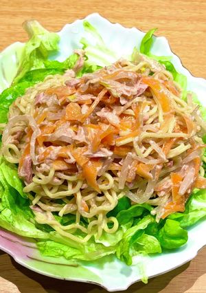 簡単ラーメンサラダ-レシピのメイン写真