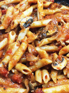 鯖缶でトマトパスタ-レシピのメイン写真