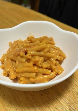 鍋そうじ？トマトクリームマカロニ-レシピのメイン写真