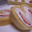 牛乳パックで♡ハートのロールケーキ♬