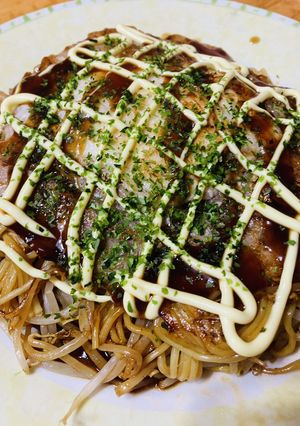 ライスペーパーで簡単!ロカボお好み焼き-レシピのメイン写真