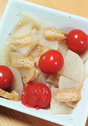 大根とミニトマトのあっさり煮-レシピのメイン写真