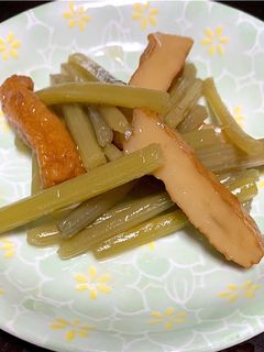 ふきとさつま揚げの煮物-レシピのメイン写真