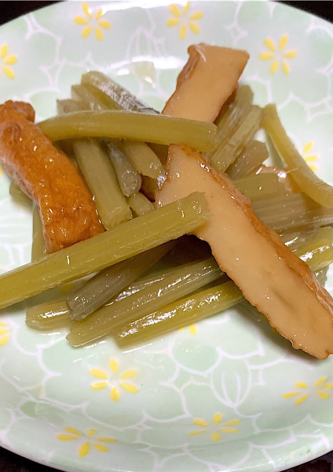 ふきとさつま揚げの煮物-レシピのメイン写真