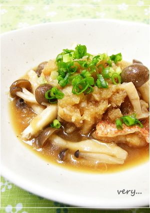 赤魚としめじの大根おろし煮-レシピのメイン写真