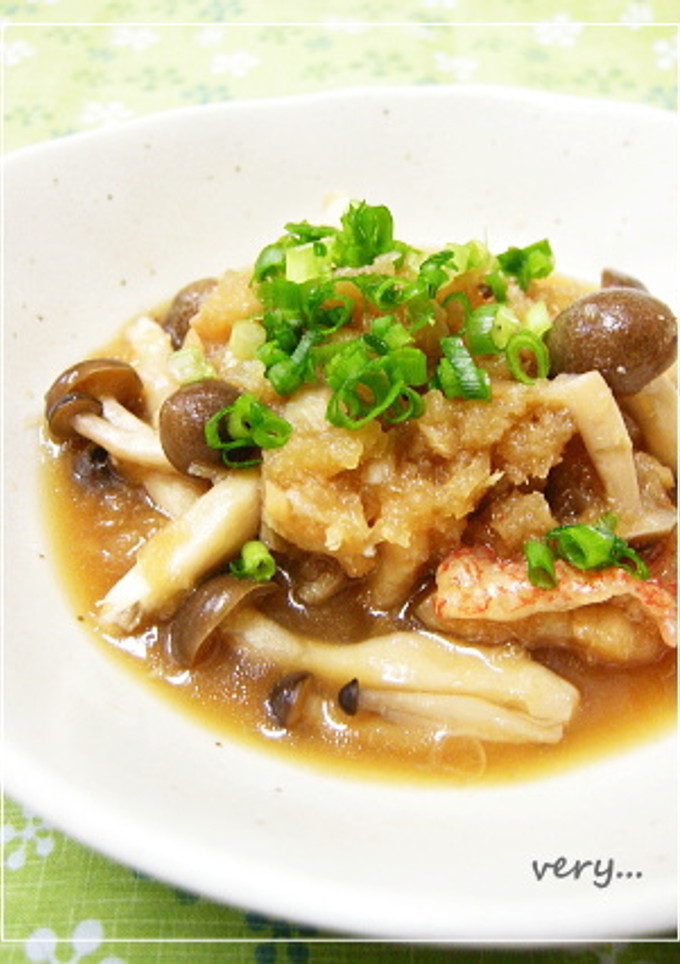 赤魚としめじの大根おろし煮-レシピのメイン写真