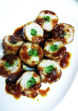 豚バラ肉の豆苗まき-レシピのメイン写真