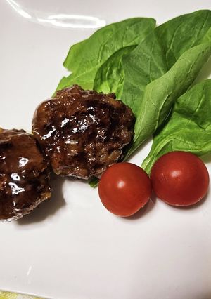 夕食！弁当！新玉葱入りてりやきハンバーグ-レシピのメイン写真
