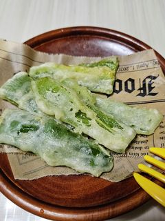 夏のお弁当に!ピーマンの天ぷら!-レシピのメイン写真