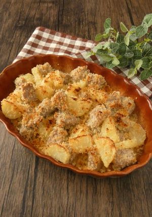 カツオとじゃが芋のチーズパン粉焼き-レシピのメイン写真