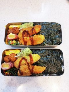 高校生弁当覚え書き301のり弁-レシピのメイン写真