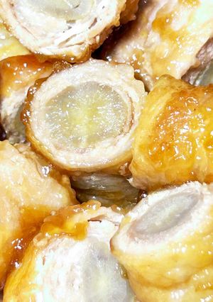 ごぼうの豚バラ肉巻き煮-レシピのメイン写真