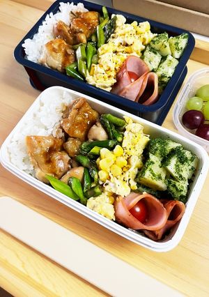 20240515娘ちゃん息子っちのお弁当-レシピのメイン写真