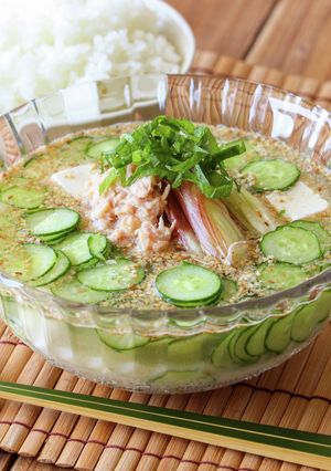麦みそ香る さっぱり冷や汁-レシピのメイン写真