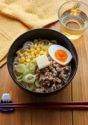 味噌ラーメン風うどん-レシピのメイン写真