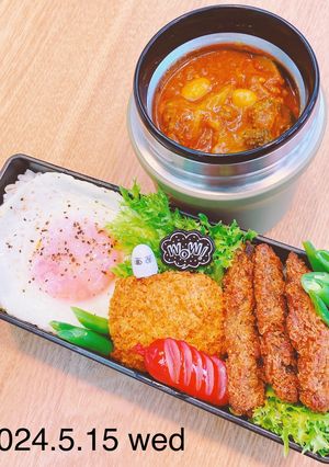 男子大学生お弁当★010-レシピのメイン写真