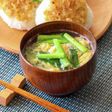 麦みそ香る ニラたま味噌汁