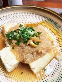 揚げ出し豆腐のおろし大根となめこソース-レシピのメイン写真