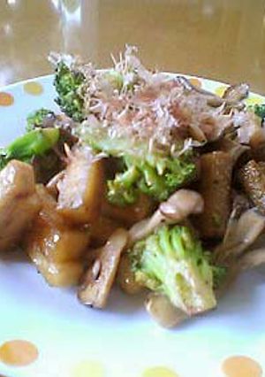 高野豆腐のオイマヨ炒め-レシピのメイン写真