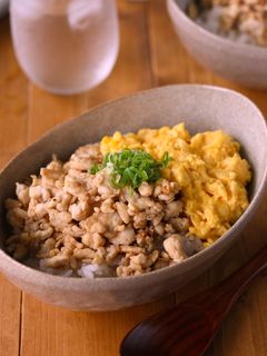 10分爆速!鶏そぼろ丼-レシピのメイン写真