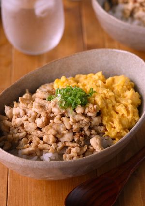 10分爆速!鶏そぼろ丼-レシピのメイン写真