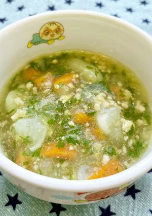 【離乳食】12か月から　かぶのそぼろ煮-レシピのメイン写真
