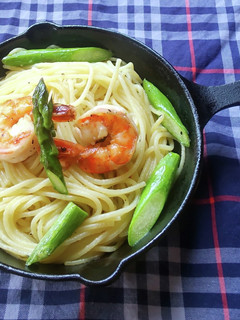アヒージョを食べた後はオイルパスタ♪-レシピのメイン写真