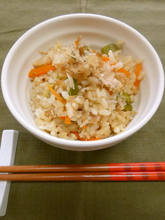 オクラとツナの炊き込みご飯-レシピのメイン写真