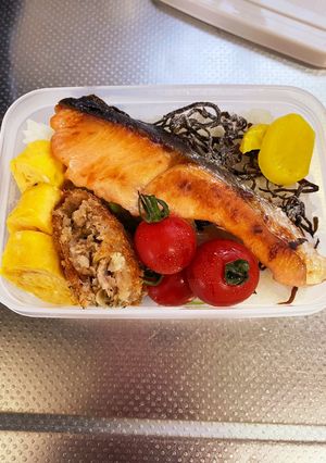のっけ鮭弁当-レシピのメイン写真