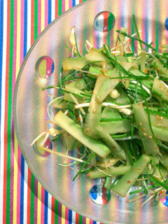 きゅうりと野蒜で作る♪オイタルレセンチェ-レシピのメイン写真