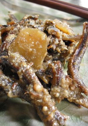 煮干のゴマ味噌煮-レシピのメイン写真