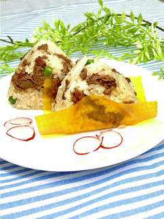 ベジートで牛肉バターのおにぎり-レシピのメイン写真