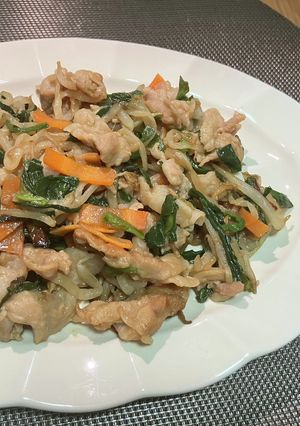 豚肉と野菜のフライパン蒸し-レシピのメイン写真
