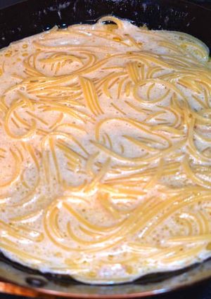 バーニャカウダパスタ【アヒージョ流用】-レシピのメイン写真