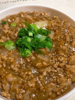 簡単♡玉ねぎと豚ひき肉の麻婆丼♡-レシピのメイン写真