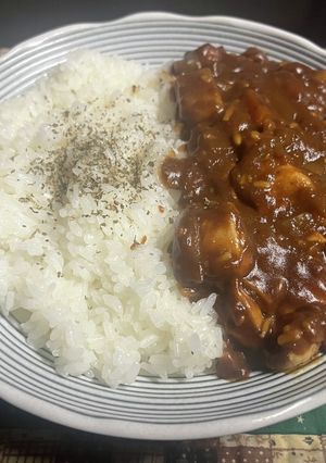 そば湯のハヤシライス-レシピのメイン写真