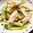 ☆簡単☆蒸し鶏中華くらげときゅうり和え