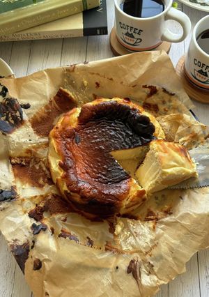 米粉でバスクチーズケーキ-レシピのメイン写真